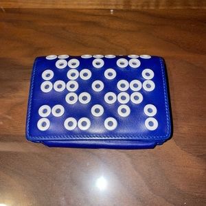 Used Christian Louboutin Men’s Wallet Blue White